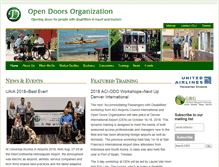 Tablet Screenshot of opendoorsnfp.org